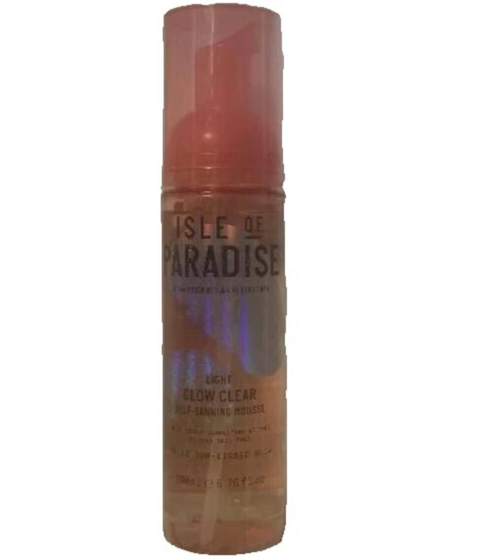 Isle of Paradise Glow Clear Self-Tanning Mousse Light 200ml
